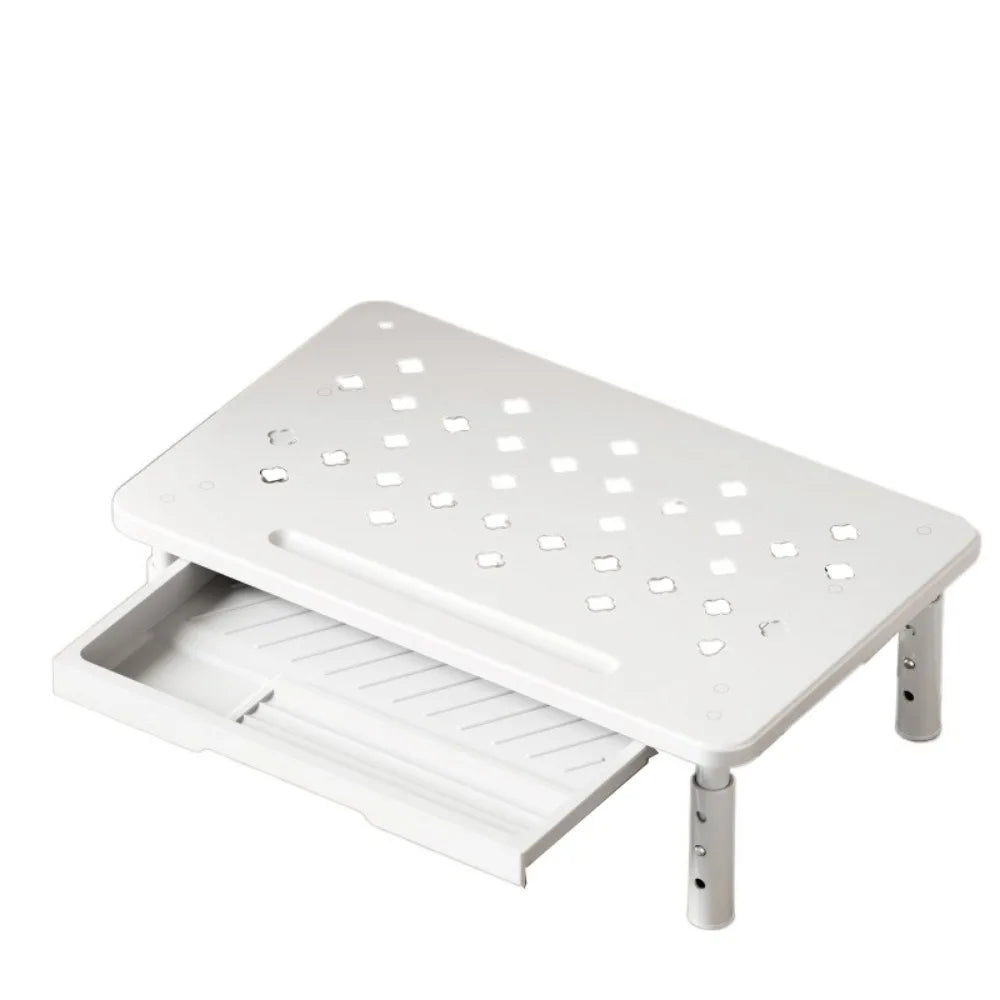 Monitor Riser with Storage Drawer