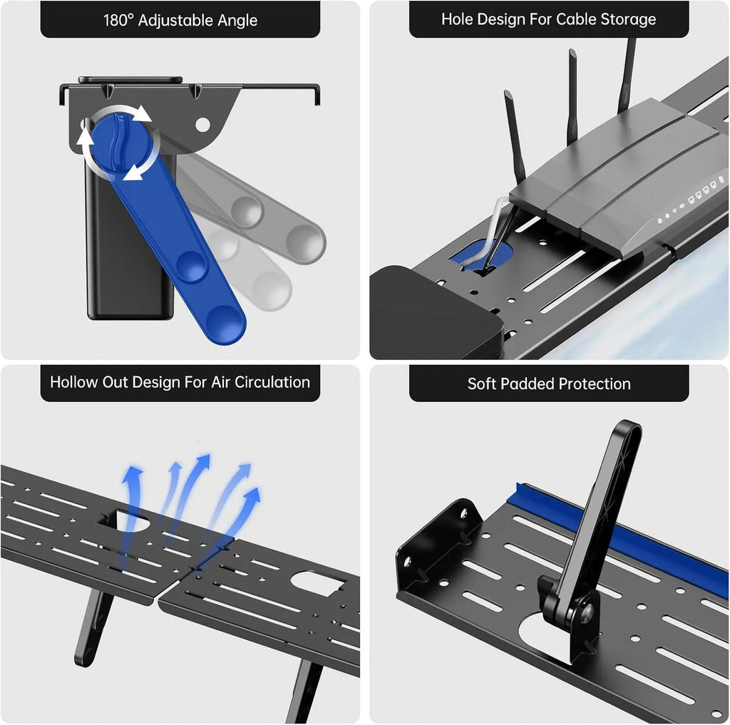 Foldable Monitor & TV Stand Rack