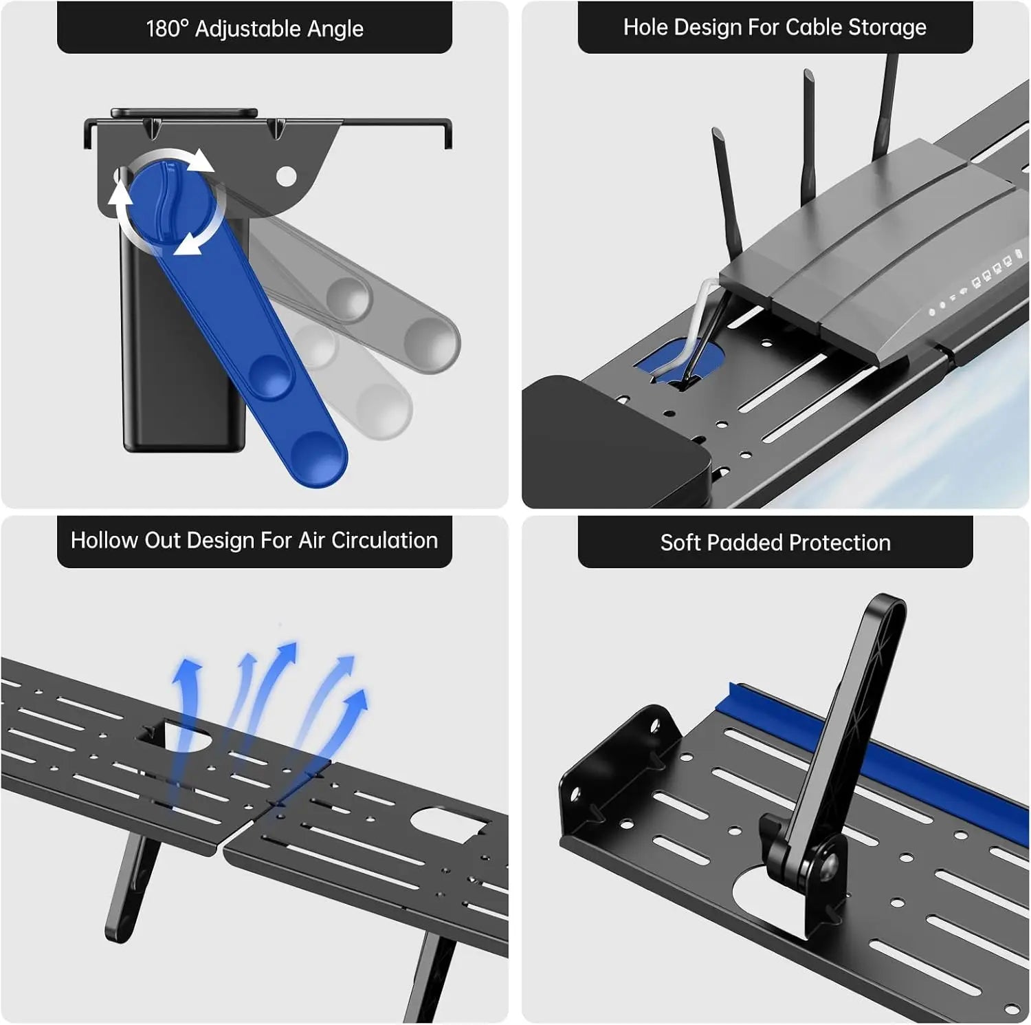 Foldable Monitor & TV Stand Rack