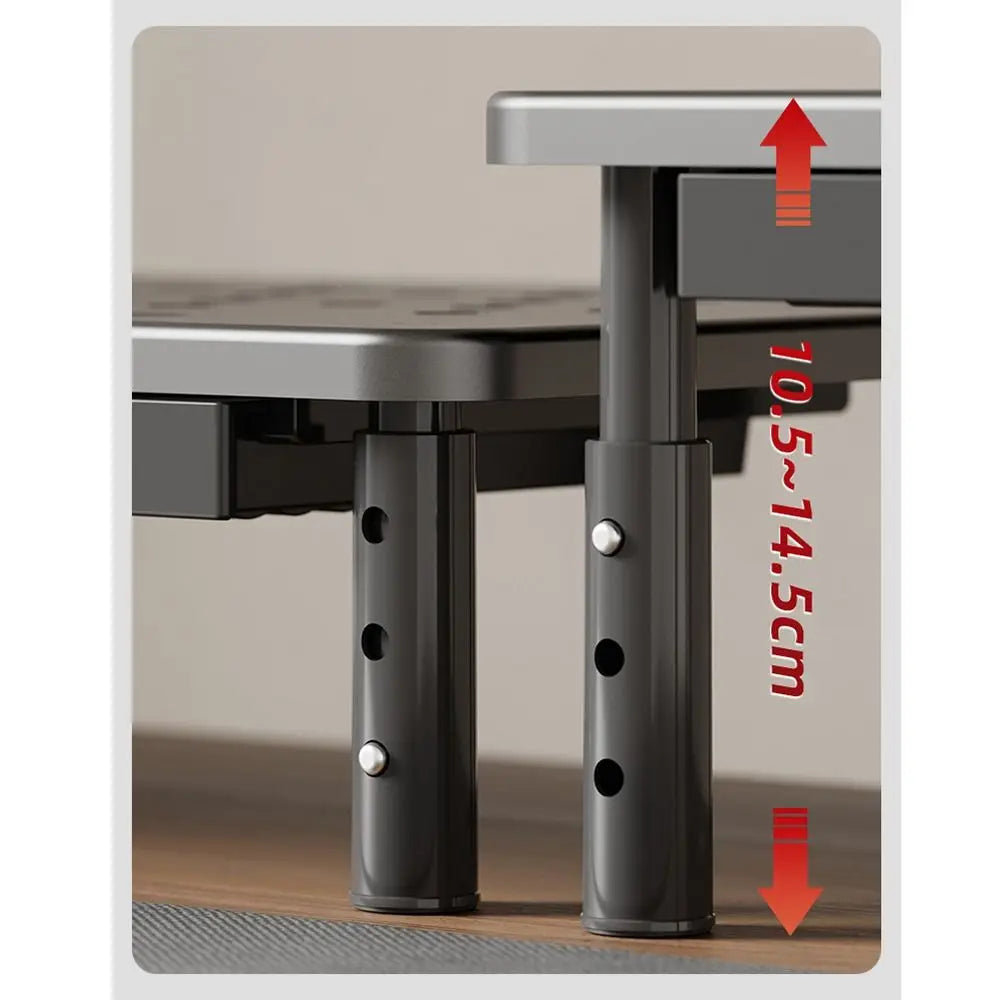 Monitor Riser with Storage Drawer