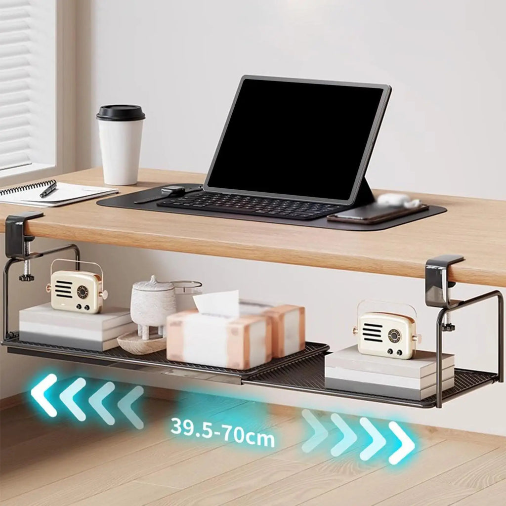 Under-Desk Storage Shelf & Organizer